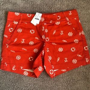NWT J. Crew Factory 5” printed chino short